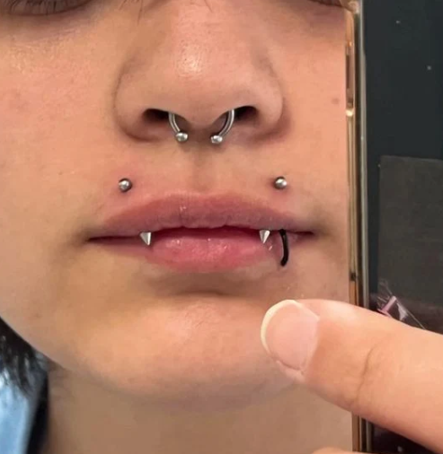 angel bites piercing